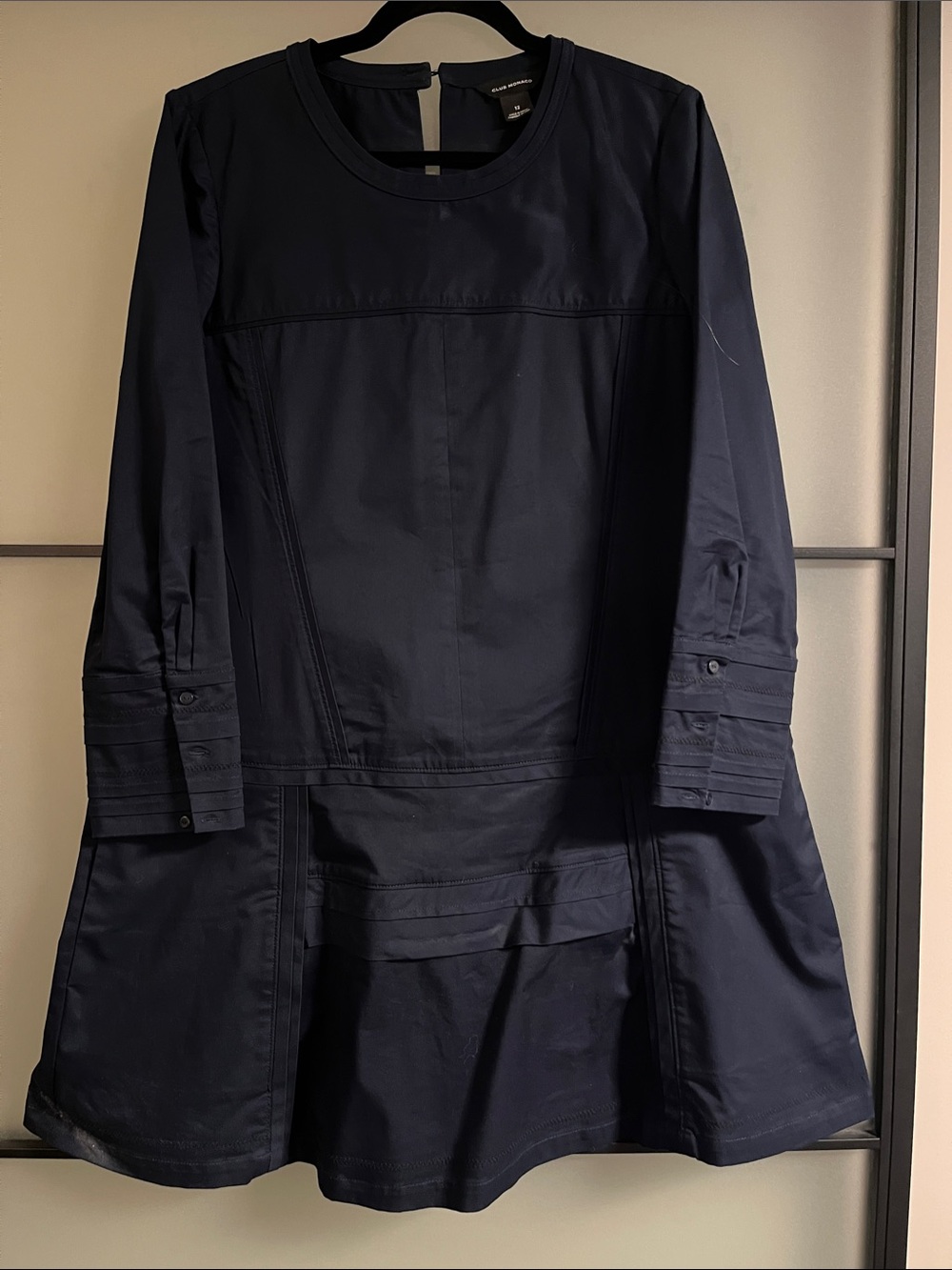 Club Monaco Navy A-Line Dress